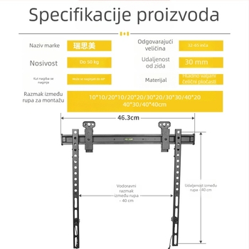 Zidni nosač za televizor Xiaomi rack