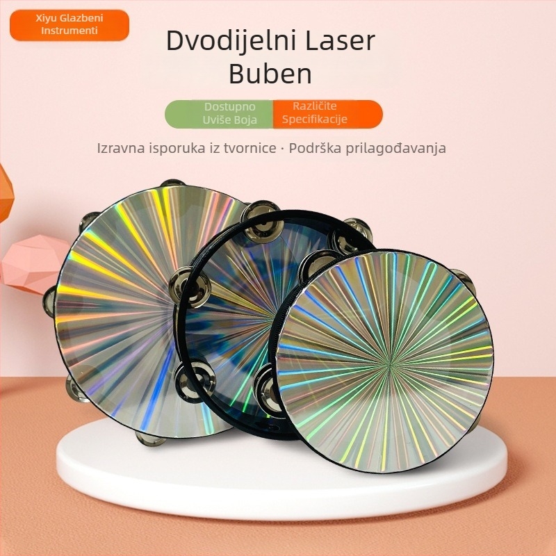 Laserski bubanj tamburin – svestran udarni instrument za plesne izvedbe i glazbene primjene