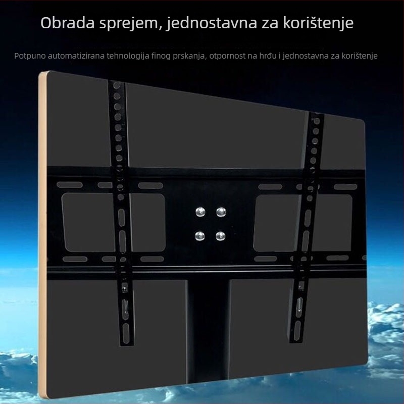 LCD TV stolni nosač s univerzalnom kompatibilnošću, ručna prilagodba, nosač od hladno valjanog čelika, mogućnost zidnog postavljanja, nosivost >15 kg