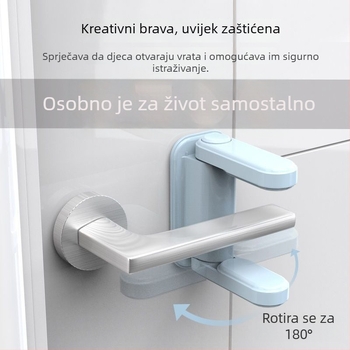 Blokator vrata za sigurnost — zaštita žena, model 1, plastični materijal, montaža: druga, stil: novi kineski stil