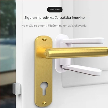 Blokator vrata za sigurnost — zaštita žena, model 1, plastični materijal, montaža: druga, stil: novi kineski stil