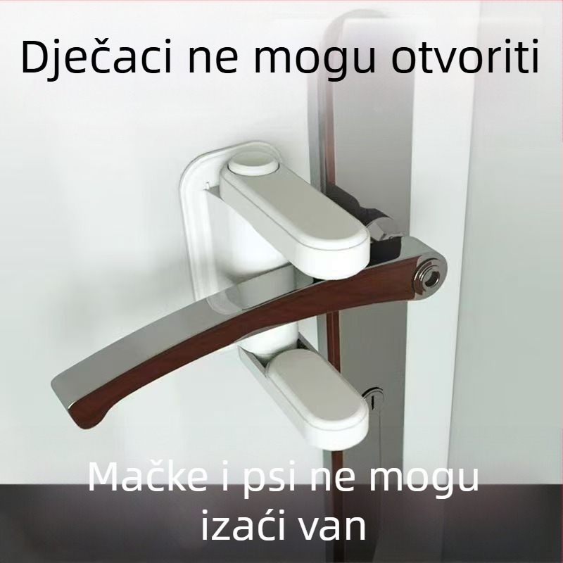 Blokator vrata za sigurnost — zaštita žena, model 1, plastični materijal, montaža: druga, stil: novi kineski stil