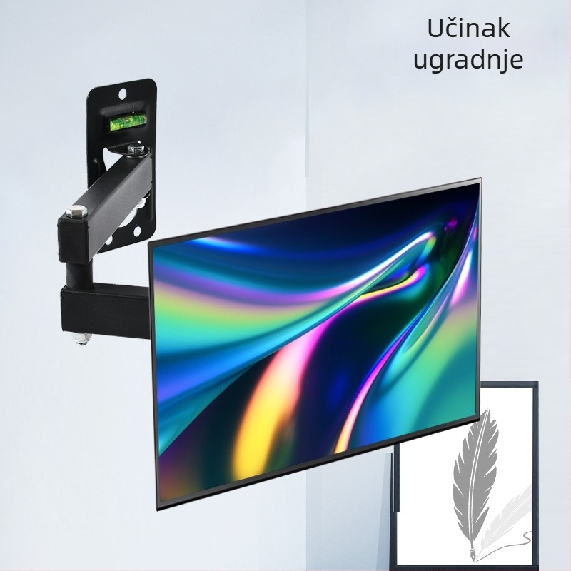 HY210 Teleskopski rotirajući zidni nosač za TV/monitor, nosivost 11-15 kg