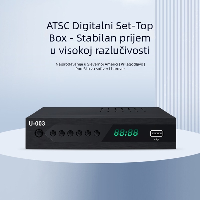 ATSC digitalni set-top box GX6605S, 1080p, USB/WiFi/HDMI/AV/Koaksijalno, integrirana flash memorija, 512MB RAM