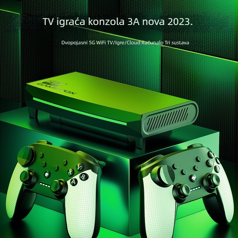 H6 televizijska igra konzola s otvorenim kodom, 4K PSP emulator, zidna montaža, bežična, za kućnu upotrebu