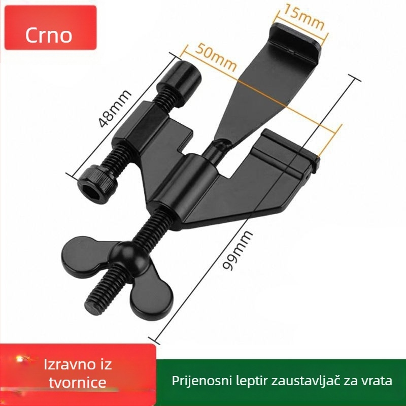 Lančani dverni stopper, od nehrđajućeg čelika, zidno montaža, model 1752, ručno upravljanje