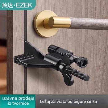 Butterfly stopper za vrata, cinkova legura, lančani tip, zidna montaža, ručno upravljanje