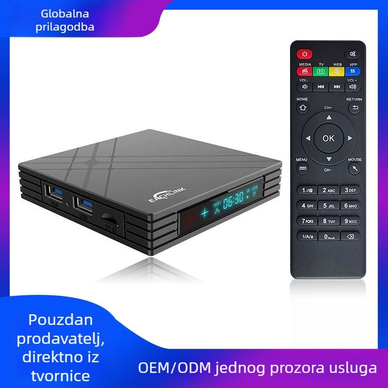 RX3-Mini RK3328 4K Android TV Box, 1GB RAM, 8-64GB pohrane, Android 7.1
