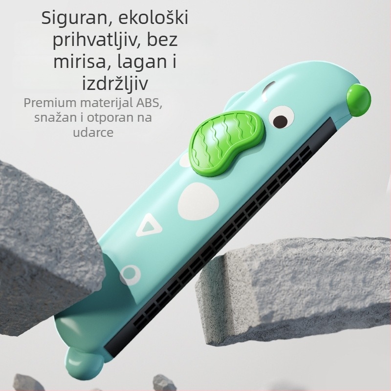 Harmonika za početnike – plastična, vježbanje sluha, pakiranje u bijeloj kutiji