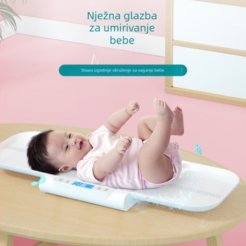 Elektronička vaga za bebe, kućna vaga za mjerenje težine i visine novorođenčadi