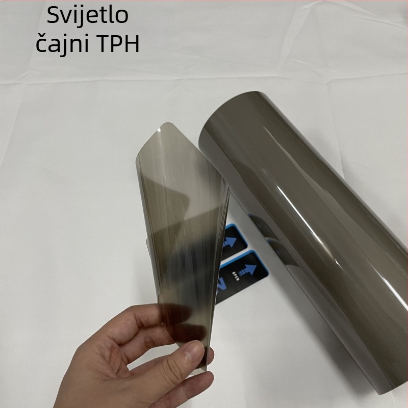 Auto film za svjetla TPU TPH – zaštitni film za svjetla, debljina 6.5 mil, izvrsna UV zaštita, izvrsna propusnost svjetla, ljepilo niske viskoznosti, za prednja i stražnja svjetla, prilagodljivo, 3 godine jamstva