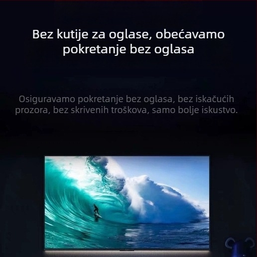 Set-top box Bluetoothom, Wi-Fi, 4K izlazom, Android, 8 GB memorije