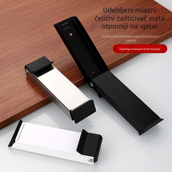 Skriveni stopper vrata od nehrđajućeg čelika, model Hds flip door stop, kutijasta konstrukcija, instalacija lancem Ct-03, ručno upravljanje