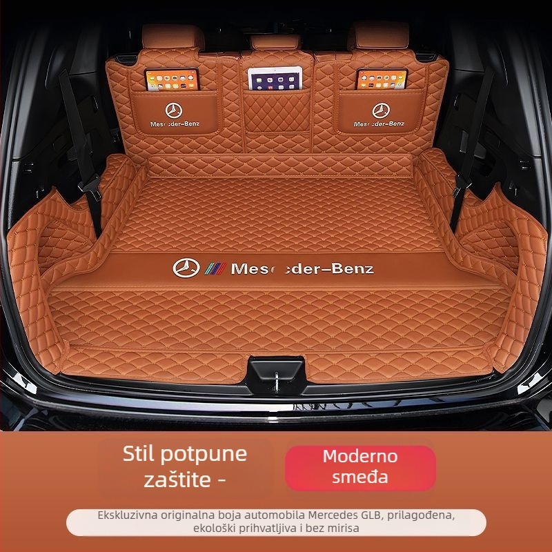 Tepih za prtljažnik s potpuno pokrivenim za Mercedes-Benz GLB (2024–2025), interijer za 5–7 sjedala