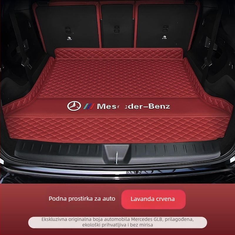 Tepih za prtljažnik s potpuno pokrivenim za Mercedes-Benz GLB (2024–2025), interijer za 5–7 sjedala