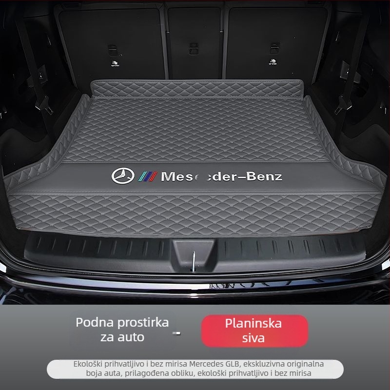 Tepih za prtljažnik s potpuno pokrivenim za Mercedes-Benz GLB (2024–2025), interijer za 5–7 sjedala