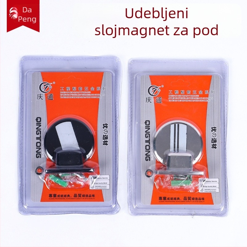 Podni magnetski zaustavljač vrata, cinkovog legura, model Alloy floor absorber, ručno upravljanje, standardni tip