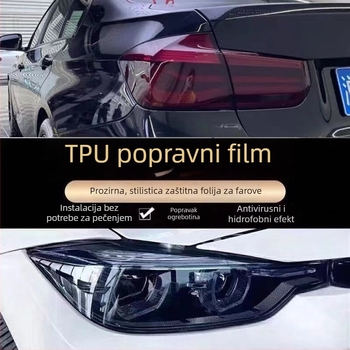 TPU zaštitni film za svjetla automobila i motocikla – mijenja boju po svjetlu, proziran, kontrola svjetla