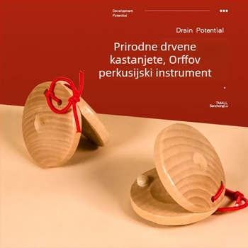 Orffov perkusijski instrument u stilu castaneta za unisex mlade (14+) – materijal: Drugo; pakiranje: Drugo; 3C kategorija: Igračke za 14+