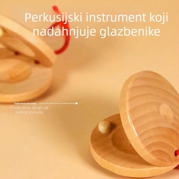 Orffov perkusijski instrument u stilu castaneta za unisex mlade (14+) – materijal: Drugo; pakiranje: Drugo; 3C kategorija: Igračke za 14+