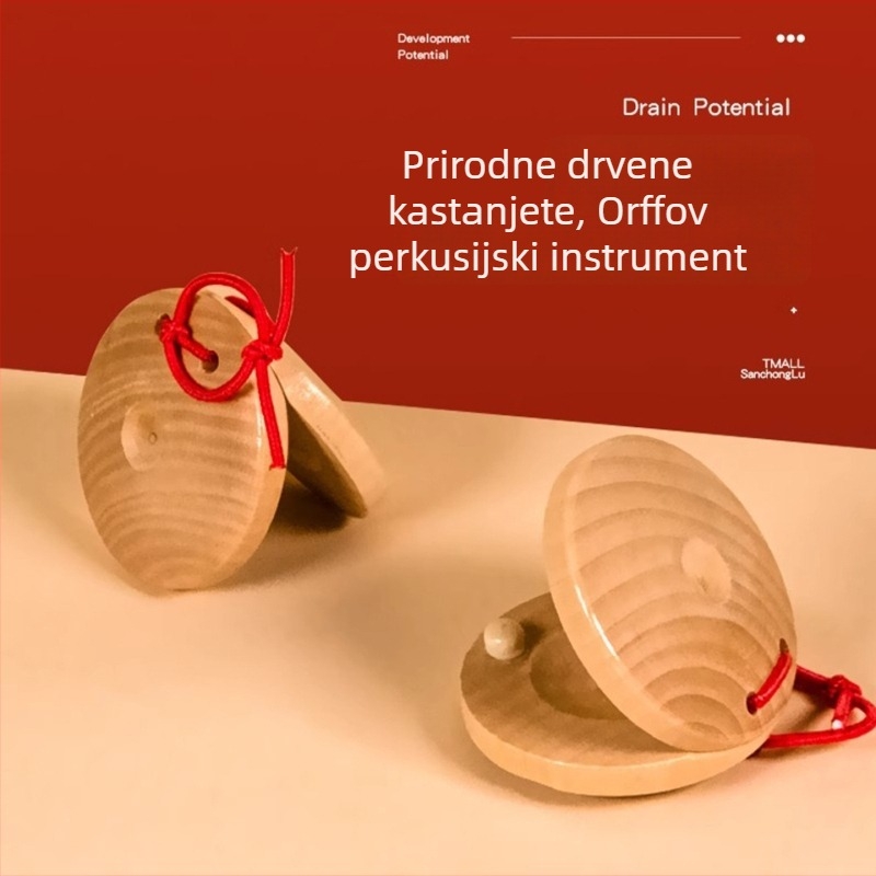 Orffov perkusijski instrument u stilu castaneta za unisex mlade (14+) – materijal: Drugo; pakiranje: Drugo; 3C kategorija: Igračke za 14+