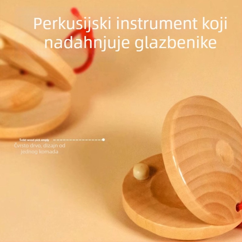 Orffov perkusijski instrument u stilu castaneta za unisex mlade (14+) – materijal: Drugo; pakiranje: Drugo; 3C kategorija: Igračke za 14+