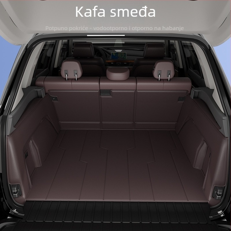 Mat za prtljažnik Toyota Highlander s 7 mjesta – potpuno obuhvatna, prilagodljiva, Materijal: TPE+XPE s protukliznim slojem, Šifra: 71003