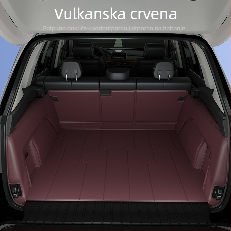 Mat za prtljažnik Toyota Highlander s 7 mjesta – potpuno obuhvatna, prilagodljiva, Materijal: TPE+XPE s protukliznim slojem, Šifra: 71003