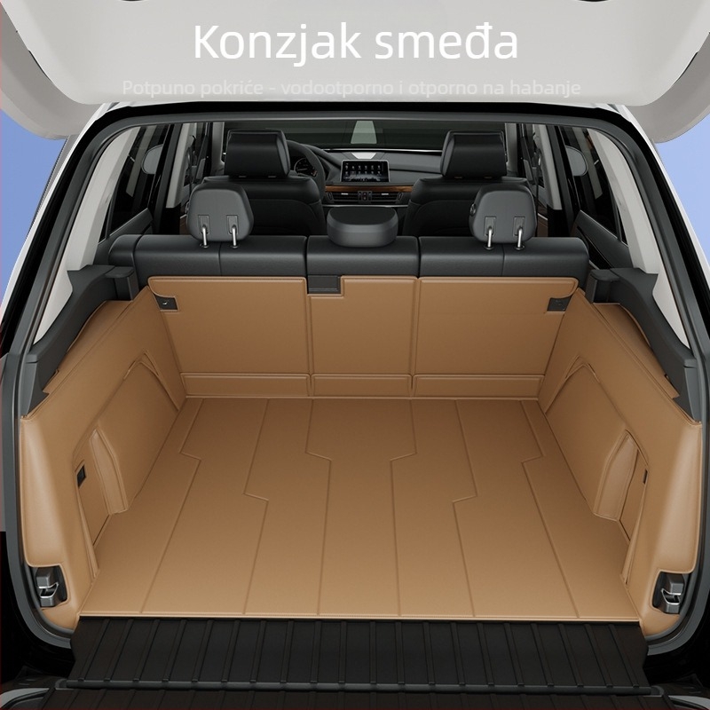 Mat za prtljažnik Toyota Highlander s 7 mjesta – potpuno obuhvatna, prilagodljiva, Materijal: TPE+XPE s protukliznim slojem, Šifra: 71003