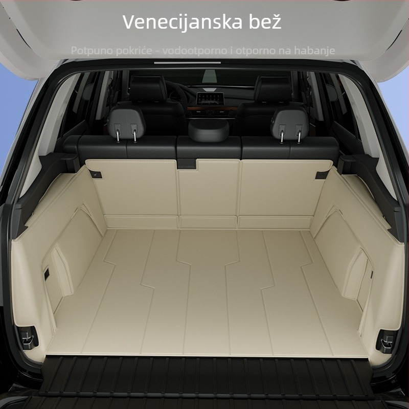 Mat za prtljažnik Toyota Highlander s 7 mjesta – potpuno obuhvatna, prilagodljiva, Materijal: TPE+XPE s protukliznim slojem, Šifra: 71003