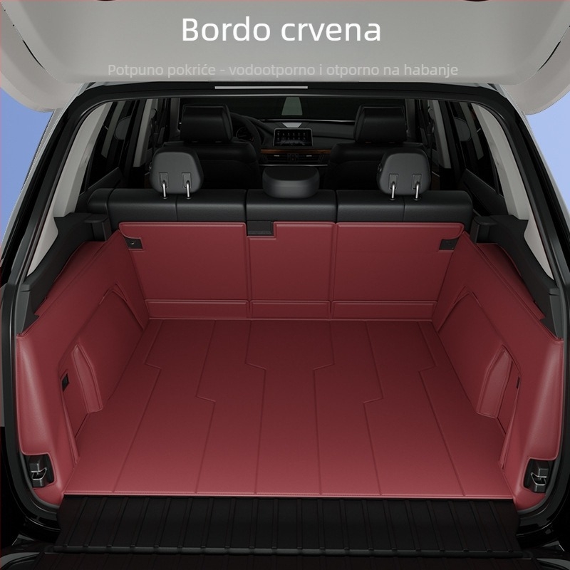 Mat za prtljažnik Toyota Highlander s 7 mjesta – potpuno obuhvatna, prilagodljiva, Materijal: TPE+XPE s protukliznim slojem, Šifra: 71003