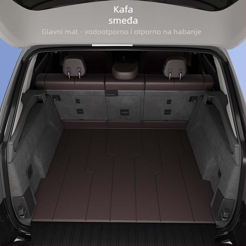Mat za prtljažnik Toyota Highlander s 7 mjesta – potpuno obuhvatna, prilagodljiva, Materijal: TPE+XPE s protukliznim slojem, Šifra: 71003