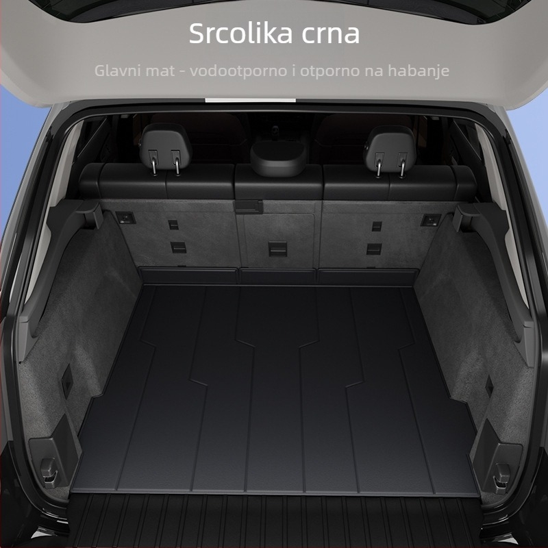 Mat za prtljažnik Toyota Highlander s 7 mjesta – potpuno obuhvatna, prilagodljiva, Materijal: TPE+XPE s protukliznim slojem, Šifra: 71003