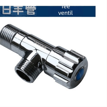 Mjedeni kutni ventil 1044, produžen, radni tlak 25, unutarnji promjer 20, priključak klik, za slavinu