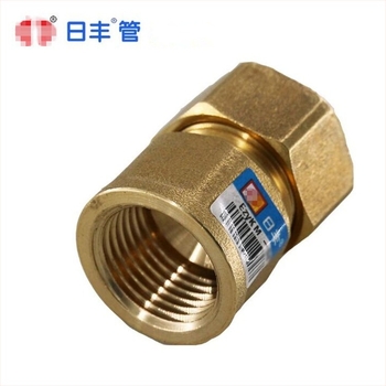 Mjedeni kutni ventil 1044, produžen, radni tlak 25, unutarnji promjer 20, priključak klik, za slavinu