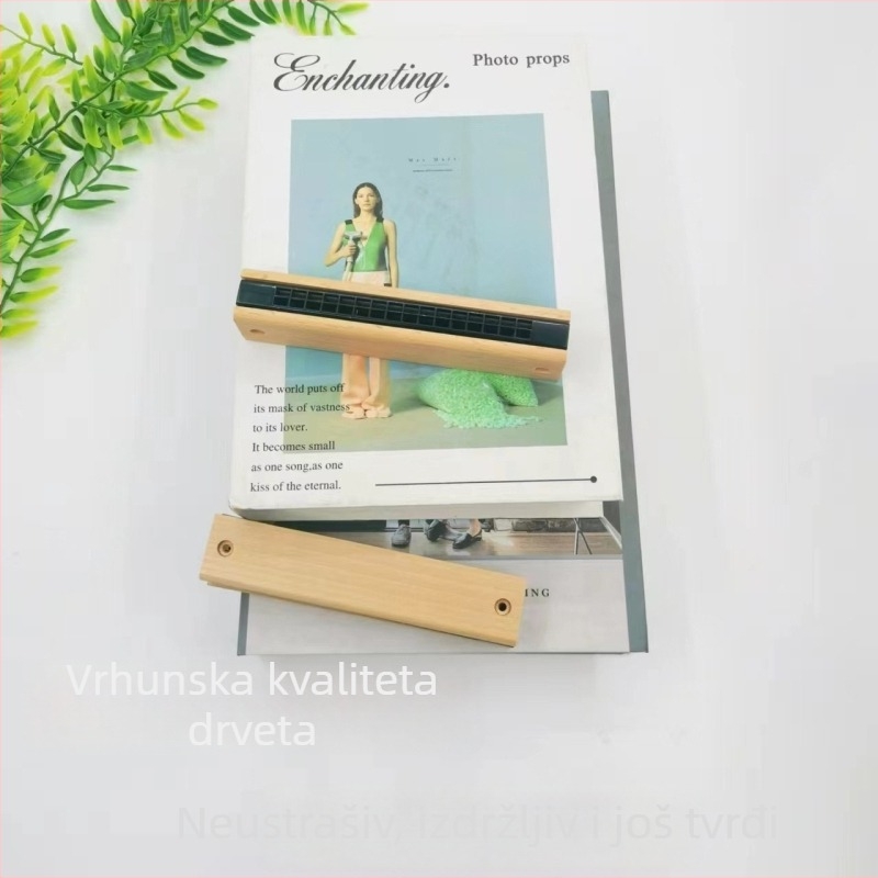 Harmonika – drvena, dvostrukog reda, 16 rupa, kromatska, model H56, edukativna igračka