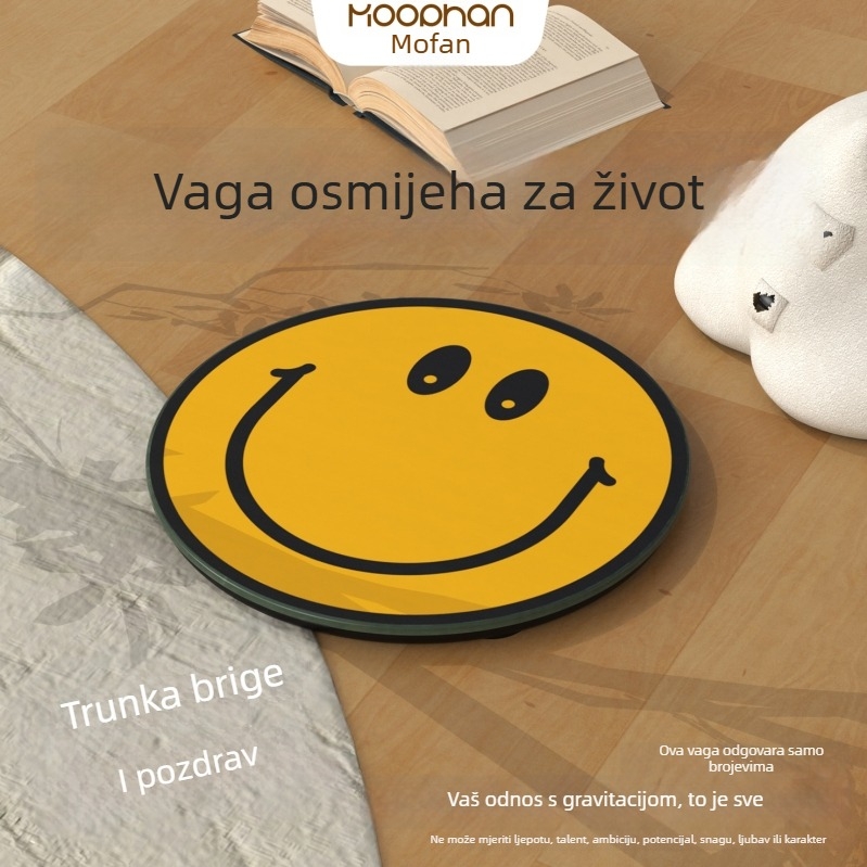 Mofan vaga za tjelesnu masnoću - visoko precizna digitalna vaga za kućnu uporabu, mjerenje tjelesne masti i težine, darovni set
