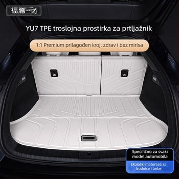 Tepih za prtljažni prostor Xiaomi Yu7, model 2025 – TPE s potpunim pokrivanjem, automobilska dodatna oprema