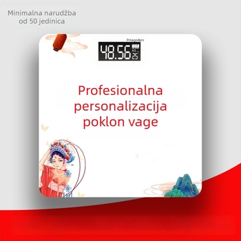 Tingman vaga za tjelesnu masnoću — USB punjenje ili baterija, jednostavan dizajn, mjeri težinu do 180 kg