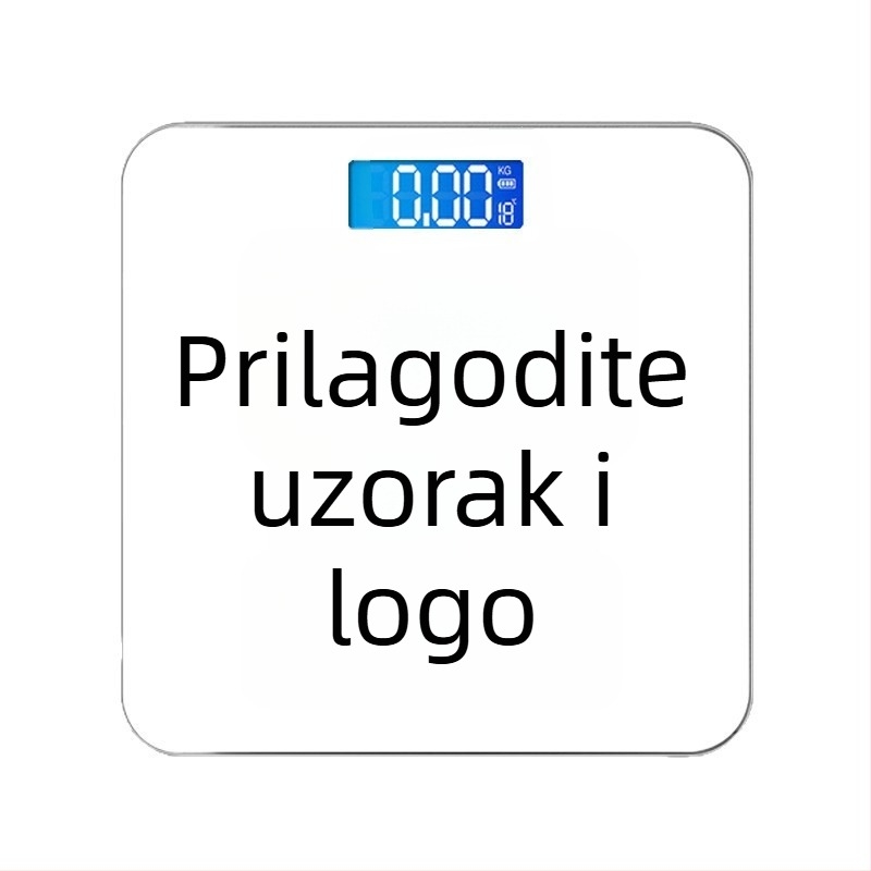 Tingman vaga za tjelesnu masnoću — USB punjenje ili baterija, jednostavan dizajn, mjeri težinu do 180 kg