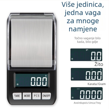 Changxie CX-288 Elektronička vaga za nakit, preciznost 0,01 g, raspon 0-1 kg