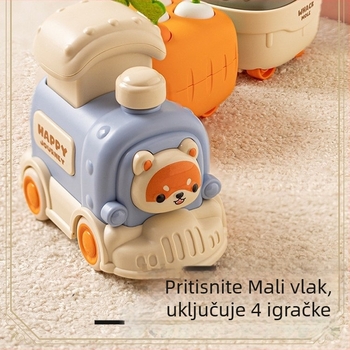 Plastična bebi igračka za 0–3 godine — interaktivne aktivnosti za razvoj koordinacije ruke i uma (vlačenje mrkve i Whack‑a‑Mole igra)