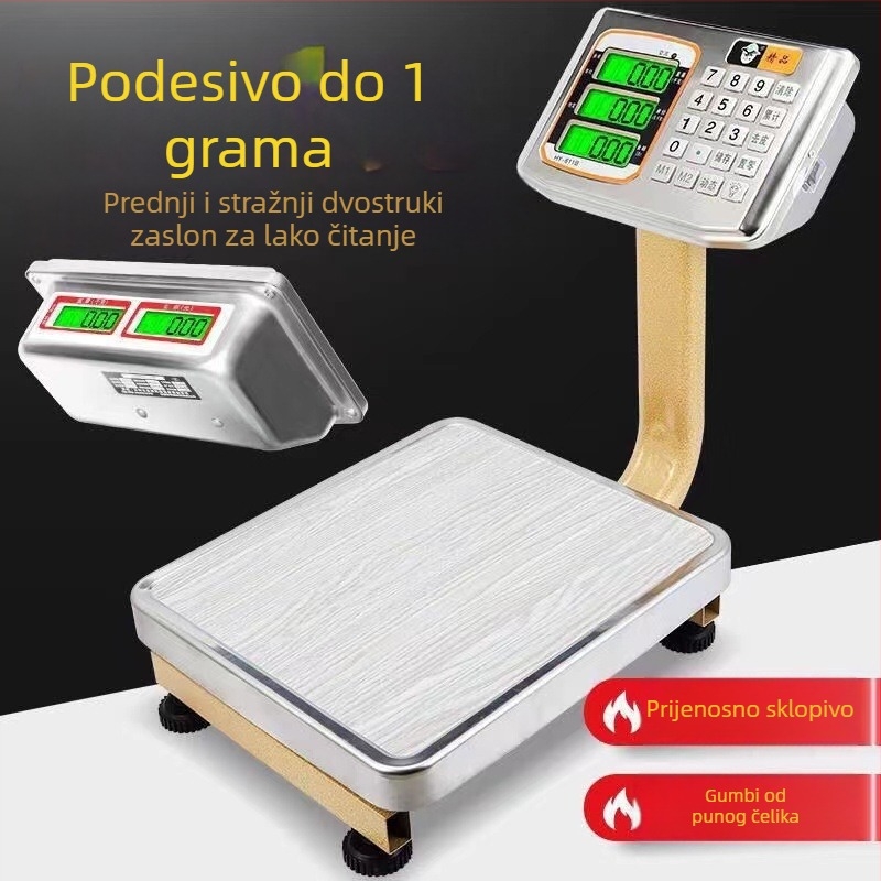Elektronska vaga za određivanje cijena, model 0227065, Hengshun, kapacitet 60 kg