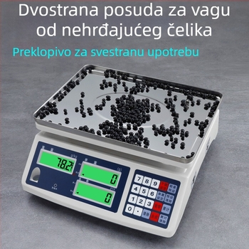 CHANGXIE CX-ACS Industrijska platformska vaga, elektronički mjerni uređaj za precizno brojanje u gramima, kompaktna vaga