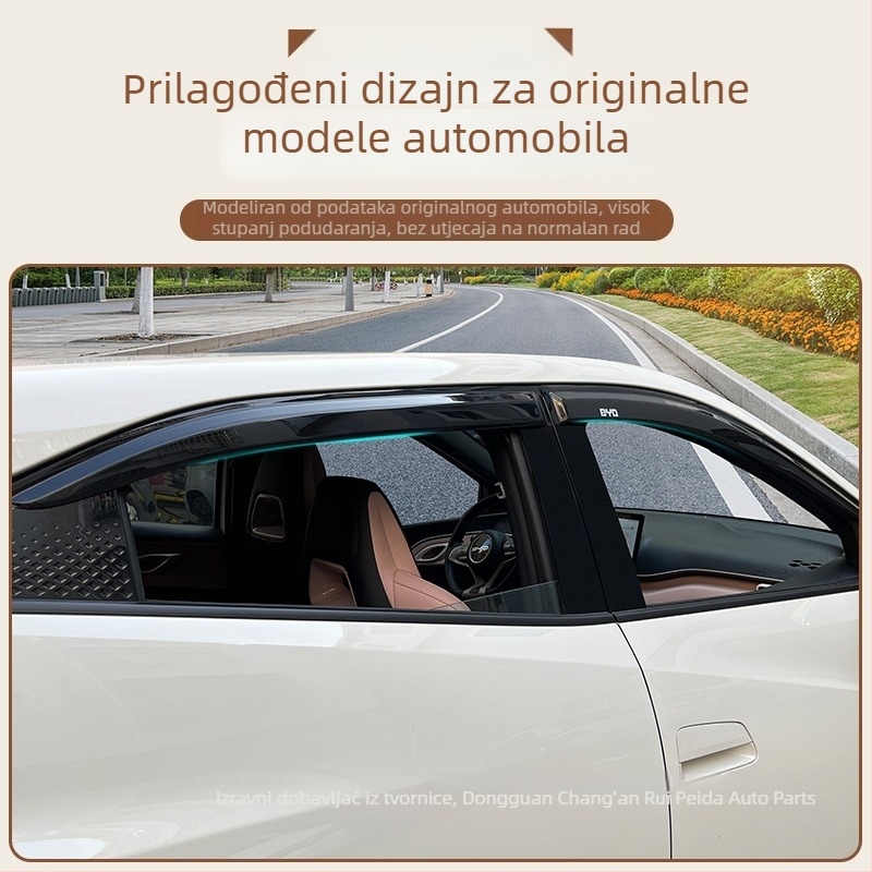 BYD Seagull zaštita prozora od kiše, traka kiše i rub retrovizora – dekorativni auto dodaci
