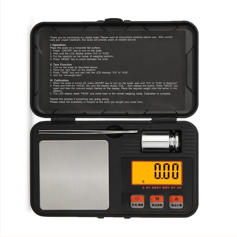 Prenosna elektronička vaga za nakit, visoka preciznost 0.001 g, rezolucija 0.01 g, raspon vaganja 50 g–1 kg, model CX-298, Changxie Electronics