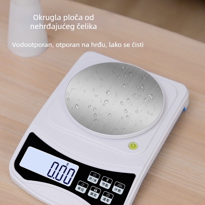 Elektronička vaga za nakit s kapom otporan na vjetar i USB napajanjem, točnost 0,01 g, kapacitet 1000 g, model CX-598B