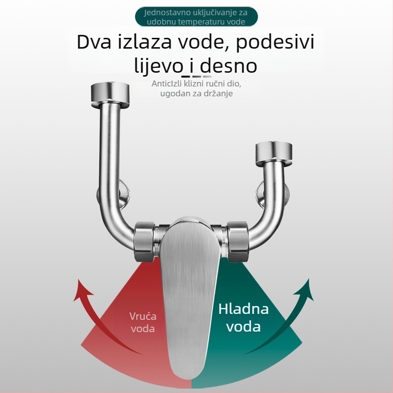 U-oblika mješalice za električni bojler — 304 nehrđajući čelik, 100°C/0°C, izlaz 20 mm