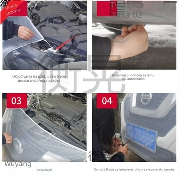 Mreža za zaštitu radijatora automobila — univerzalna prednja mreža, protiv vlakana i insekata