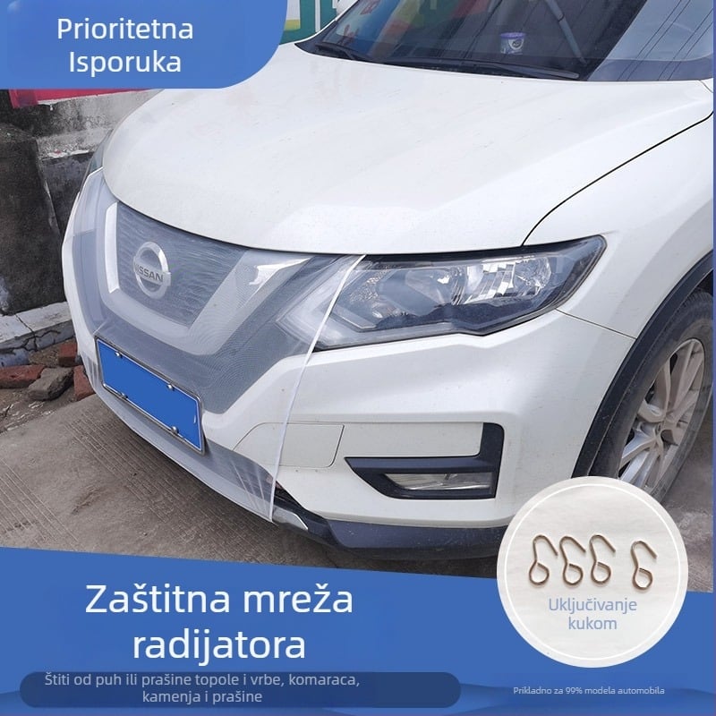 Mreža za zaštitu radijatora automobila — univerzalna prednja mreža, protiv vlakana i insekata